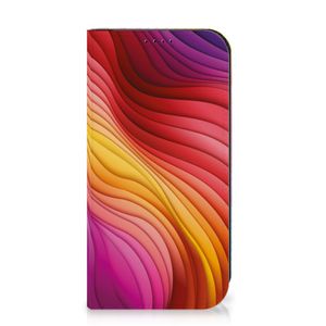 Stand Case voor iPhone 15 Pro Regenboog