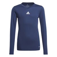 adidas Team Base Ondershirt Lange Mouwen Kids Donkerblauw - thumbnail