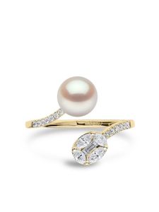 Yoko London bague Starlight en or 18ct sertie de perles et de diamants