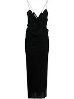 Christopher Esber robe longue Molded Venus - Noir - thumbnail