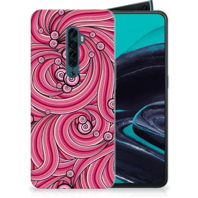 OPPO Reno 2 Hoesje maken Swirl Pink