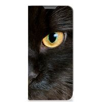 OPPO A77 5G | A57 5G Hoesje maken Zwarte Kat