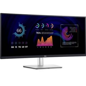 Dell P3424WE LED-monitor Energielabel F (A - G) 86.4 cm (34 inch) 3440 x 1440 Pixel 21:9 5 ms HDMI, DisplayPort, USB 3.2 Gen 2, USB-A, USB-C IPS LED