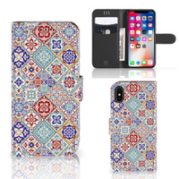 Apple iPhone X | Xs Bookcase Tiles Color