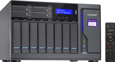 TVS-1282 - NAS-server - 8 bays - SATA 6Gb/s - RAID 0, 1, 5, 6, 10, JBOD - Gigabit Ethernet - iSCSI TVS-1282 - NAS-server - 8 bays - SATA 6Gb/s - RAID 0, 1, 5, 6, 10, JBOD - Gigabit Ethernet - iSCSI