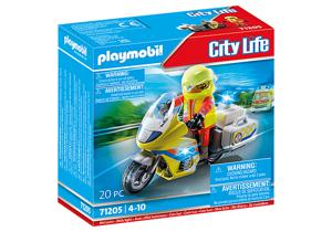 Playmobil City Life 71205 Motorfiets voor noodarts met knipperlicht