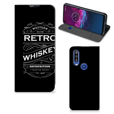 Motorola One Action Flip Style Cover Whiskey