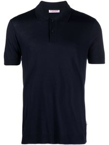 Orlebar Brown Jarrett fine-knit polo shirt - Bleu