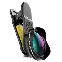 Black Eye Pro Cinema Wide G4 120° groothoeklens, geoptimaliseerd voor nieuwere smartphones (universele clipbevestiging, dubbelzijdige antireflecterende coating, werkt ook met DualCams) - G4CW001