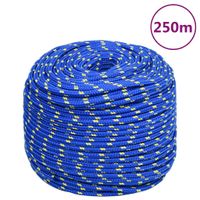 Boottouw 6 mm 250 m polypropyleen blauw