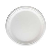 Bord IEZZY 260mm 1vaks suikerriet PFAS-vrij wit 50 stuks