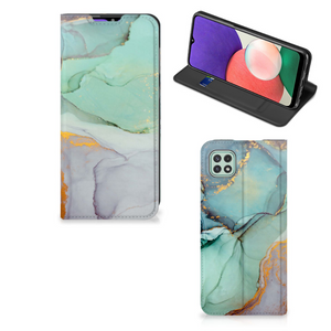 Bookcase voor Samsung Galaxy A22 5G Watercolor Mix