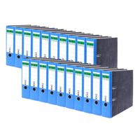 Elba Rado Recycling Ordner A4, wolkenmarmer, 8 cm breed, blauw, 20 stuks