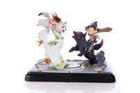 Okamiden Statue Chibiterasu vs. Dark Chibiterasu & Possessed Kuni 33 cm