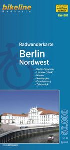 Fietskaart RW-B01 Bikeline Radkarte Berlin Nordwest | Esterbauer