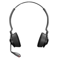 Jabra Engage 55 On Ear headset Telefoon DECT Stereo Zwart Volumeregeling, Microfoon uitschakelbaar (mute) - thumbnail