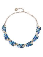 Susan Caplan Vintage collier Lisner serti de cristaux (années 1950) - Argent