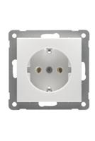 PEHA 00318351 Badora Schuko-stopcontact met steekklemmen, zuiver wit