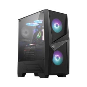 MSI MAG FORGE 100R Midi-tower PC-behuizing Zwart, Transparant