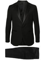 Corneliani costume à simple boutonnage - Noir