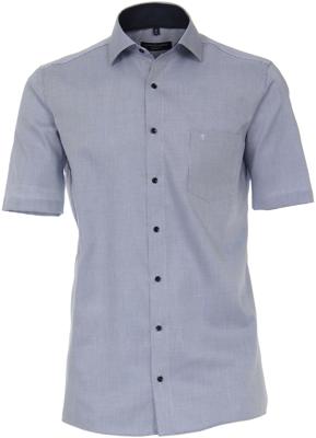 Casa Moda Heren Overhemd Blauw Oxford Korte Mouwen Comfort Fit Casa Moda Heren Overhemd Blauw Oxford Korte Mouwen Comfort Fit