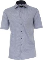 Casa Moda Heren Overhemd Blauw Oxford Korte Mouwen Comfort Fit