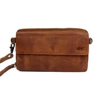 Bear Design Phone Bag Lilian Telefoontasje Cognac