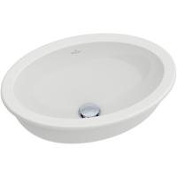 Villeroy & Boch Loop en Friends onderbouwwastafel 48.5x32.5cm zonder overloop zonder kraangat ceramic+ wit 616121R1 - thumbnail