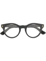 Gucci Eyewear lunettes de vue à monture ronde - Noir - thumbnail