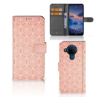 Nokia 5.4 Telefoon Hoesje Pattern Orange