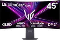LG Ultragear™ 45GX950A-B 45 inch gaming pc-monitor - OLED-paneel resolutie 5K2K WUHD (5120 x 2160), 0,03ms 165Hz, DisplayHDR™400 True Black, DCI-P3 98,5% (CIE1976), FreeSync Premium Pro, G-Sync
