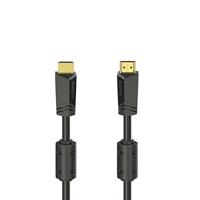 High Speed HDMI™-kabel, f. mannelijk - f. mannelijk, 4K, ether, goud, 15,0 m