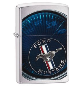 Zippo Aansteker Ford Mustang Blauw