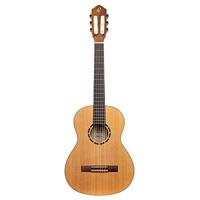 Ortega Guitars Concert gitaar linkshandigen – 3/4 – Family Series – inclusief Gigbag – ceder, mahonie, natuur (R122L-3/4)