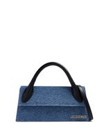 Jacquemus sac Le Chiquito Long en jean - Bleu - thumbnail