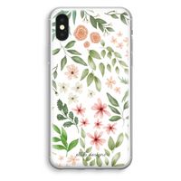 Botanical sweet flower heaven: iPhone X Transparant Hoesje - thumbnail