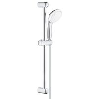 GROHE New Tempesta glijstangset met handdouche met 2 straalsoorten 9.5L/min. 60cm met doucheslang 175cm chroom/wit 26162001