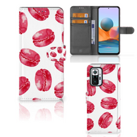 Xiaomi Redmi Note 10 Pro Book Cover Pink Macarons - thumbnail