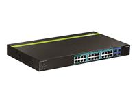 TRENDnet WebSmart TPE-224WS Beheerbare Ethernet-switch Web Smart PoE+ 24 Port Gigabit/4 SFP