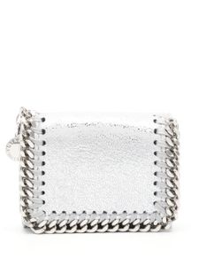 Stella McCartney petit portefeuille Falabella en cuir artificiel - Argent