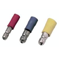 Intercable 180864 Ronde connector 0.50 mm² 1 mm² Stift-Ø: 4 mm Rood 100 stuk(s) - thumbnail