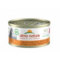 Almo Nature HFC Natural kip en tonijn natvoer kat (70 g) 12 x 70 g - thumbnail