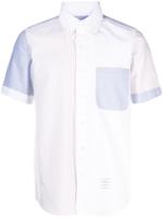 Thom Browne Overhemd met vlakken - Oranje