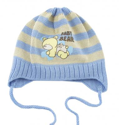 Aliap babymuts Babybear jongens katoen licht