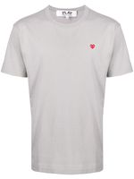 Comme Des Garçons Play t-shirt à patch cœur - Gris