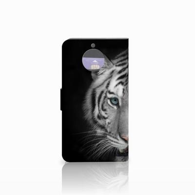 Motorola Moto G5S Plus Telefoonhoesje met Pasjes Tijger Motorola Moto G5S Plus Telefoonhoesje met Pasjes Tijger