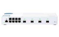 QSW-M408S - Switch - Managed - 8 x 10/100/1000 + 4 x 10 Gigabit SFP+ - desktop