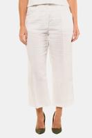 Ulla Popken 7/8 Broek Marlene, wijd model, linnen - Grote Maten