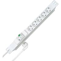 Kopp 938504012 PROFIversal 5-voudig met bescherming.-uur met FI/LS-veiligheidsschakelaar RCB, 45 graden gedr. potten, 2 m met beveiligingshoekstekker, 250 VAC, 16 Amp