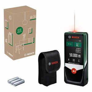 Bosch Home and Garden AdvancedDistance 50C Laserafstandsmeter Bluetooth, Touchscreen Meetbereik (max.) 50 m